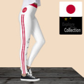 Japan en Japanse vlag mode, sport- en reisfan Leggings
