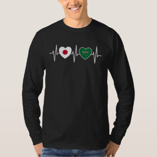 Japan En Saudi-Arabië Vlag Van Saudi-Arabië Vlagge T-shirt