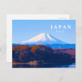 Japan Famous Fuji Briefkaart (Voorkant / Achterkant)