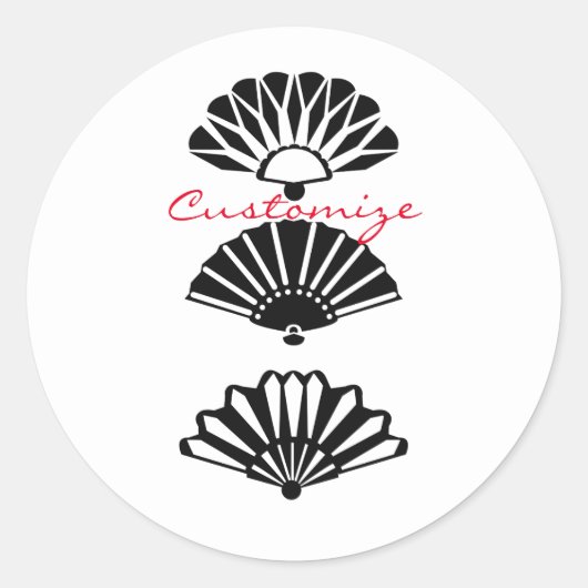 Japan Fans Thunder_Cove Ronde Sticker (Voorkant)