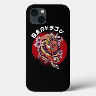 Japan Festival Dragon Myth Sakura Flower Anime Case-Mate iPhone Case