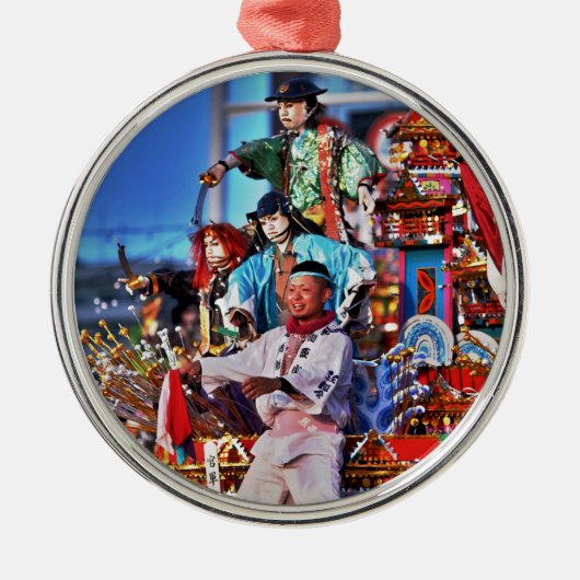 Japan Festival Tradition Metalen Ornament (Voorkant)