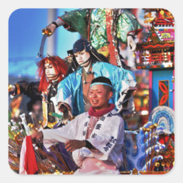 Japan Festival Tradition Vierkante Sticker