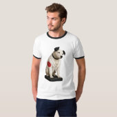 Japan Flag Blazer Nipper - RCA Victor Dog in Japan T-shirt (Voorkant volledig)