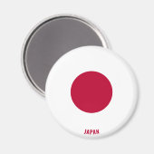 Japan Flag Charming Patriottic Magneet (Voorkant / Achterkant)
