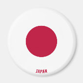 Japan Flag Charming Patriottic Magneet (Voorkant)