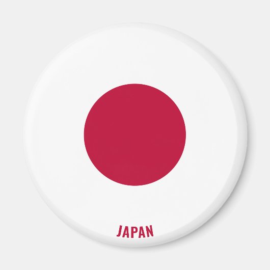 Japan Flag Charming Patriottic Magneet (Voorkant)