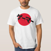 Japan Flag GAMER-Shirt - "GE-MA"-videogames T-shirt (Voorkant)