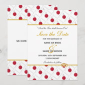 JAPAN FLAG Gepersonaliseerd bruiloft Save The Date (Voorkant / Achterkant)