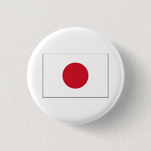Japan FLAG International Ronde Button 3,2 Cm (Voorkant)