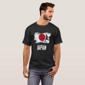 Japan Flag Jersey Japans Soccer Team Japans T-shirt (Voorkant volledig)