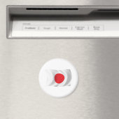 Japan Flag Magnet (Insitu (Vaatwasser))