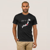 Japan Flag Map Shirt (Voorkant volledig)