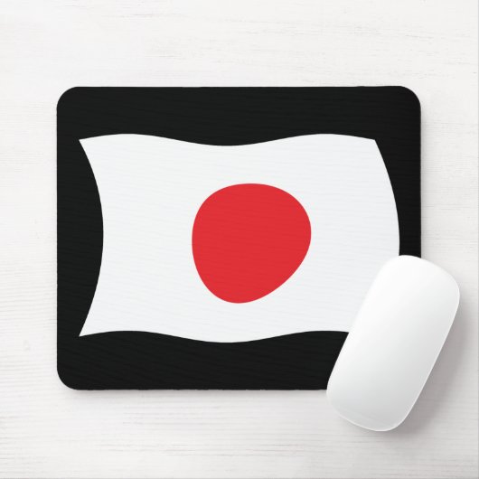 Japan Flag Mousepad Muismat (Met muis)