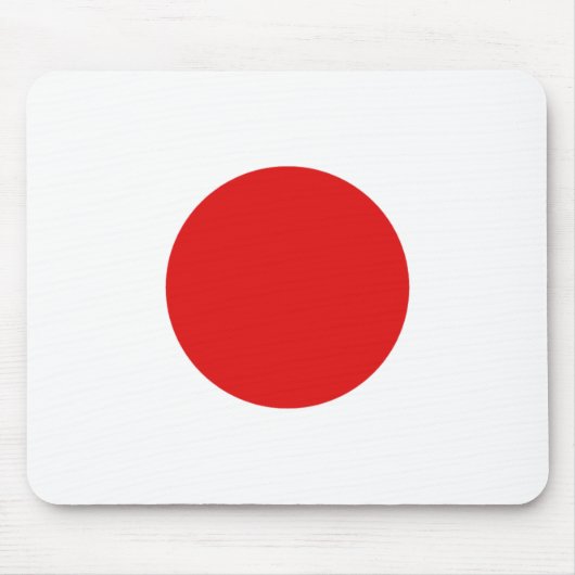 Japan Flag Mousepad Muismat (Voorkant)