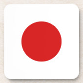 Japan Flag Onderzetter (Voorkant)
