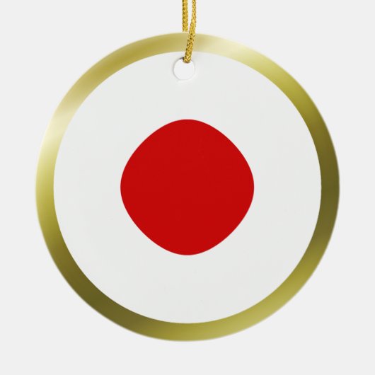 Japan Flag Ornament (Voorkant)