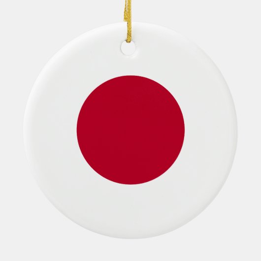 Japan Flag Ornament (Achterkant)