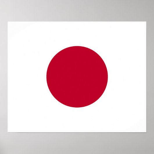 Japan Flag Poster (Voorkant)