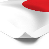 Japan Flag Poster Print (Hoek)