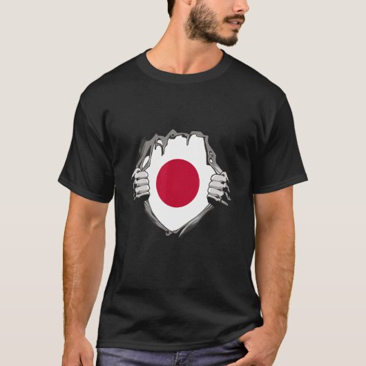Japan flag t-shirt (Voorkant)