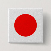 JAPAN FLAG VIERKANTE BUTTON 5,1 CM (Voorkant)