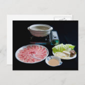 Japan Food Briefkaart (Voorkant / Achterkant)