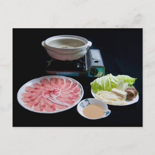 Japan Food Briefkaart (Voorkant)