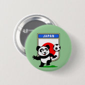 Japan Football Panda Ronde Button 5,7 Cm (Voorkant /achterkant)