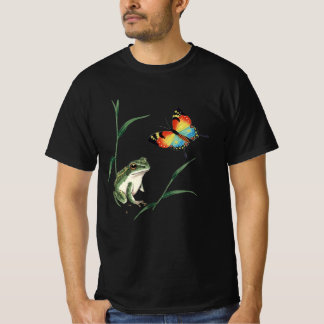 「japan frog」Japanese style ink painting T-shirt T-shirt