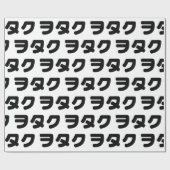 Japan Geek Wotaku ヲ タ ク | Japanse Katakana-taal Cadeaupapier (Vlak)