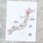 Japan Geïllustreerde kaart