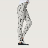 Japan geïnspireerd Koi Pattern Leggings (Rechts)