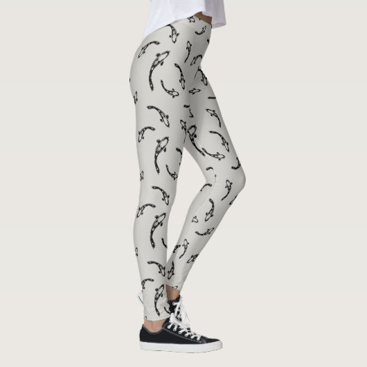 Japan geïnspireerd Koi Pattern Leggings (Rechts)