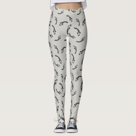 Japan geïnspireerd Koi Pattern Leggings