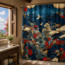 Japan geïnspireerde luxe badkamer bloemkunst