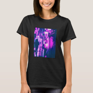 Japan Glitch Cyberpunk Tokio Streetwear Esthetiek T-shirt