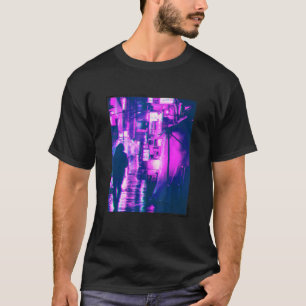 Japan Glitch Cyberpunk Tokio Streetwear Esthetiek T-shirt