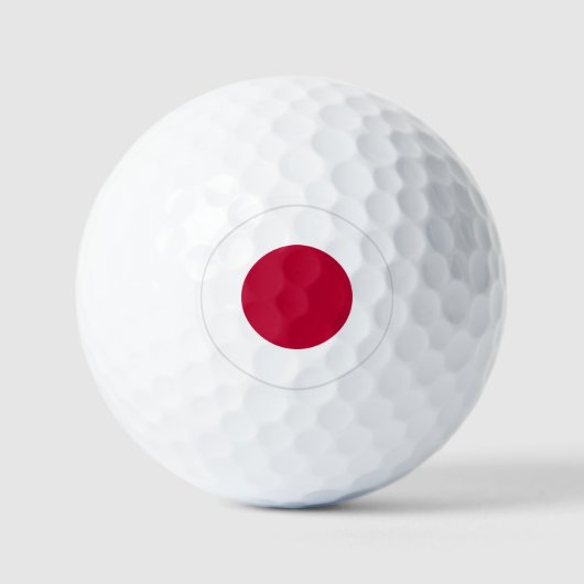 Japan Golf Balls, Japanse vlaggolfers / Patriots Golfballen (Voorkant)