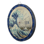  Japan, Great Wave of Kanagawa Art 日 本 Dartbord (Voorkant Rechts)