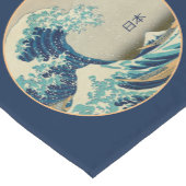 Japan, Great Wave of Kanagawa love kanji Korte Tafelloper (Hoek)