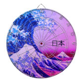  Japan & Great Wave off Kanagawa Art Dartbord (Voorkant)
