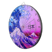  Japan & Great Wave off Kanagawa Art Dartbord (Voorkant Rechts)