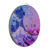  Japan & Great Wave off Kanagawa Art Dartbord (Voorkant Links)