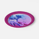  Japan, Great Wave off Kanagawa/Party, thee Papieren Bordje (Gekanteld)
