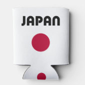 Japan Grote Rode Stip Licht Kleur Blikjeskoeler (Achterkant)