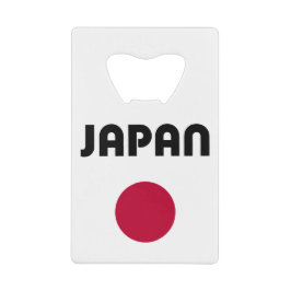 Japan Grote Rode Stip Licht Kleur Creditkaart Flessenopener