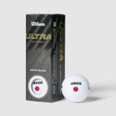 Japan Grote Rode Stip Licht Kleur Golfballen (Verpakking)