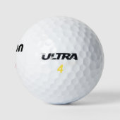 Japan Grote Rode Stip Licht Kleur Golfballen (Logo)
