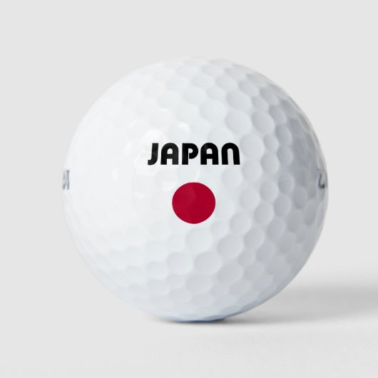 Japan Grote Rode Stip Licht Kleur Golfballen (Voorkant)